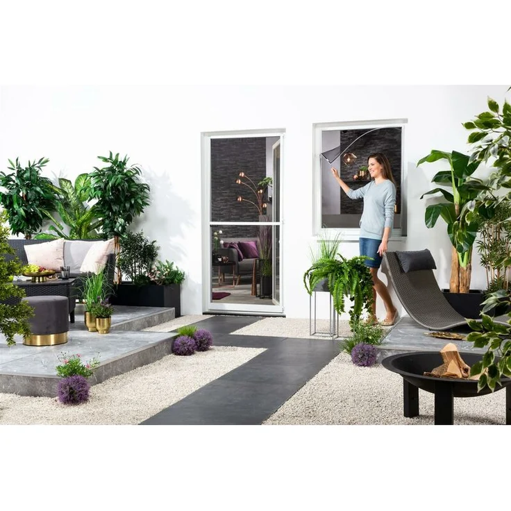 Hecht Magnet Insektenschutzfenster EASY 130x150 cm in Weiß – Bild 2