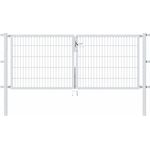 Alberts Doppeltor Flexo mit Zubehör | feuerverzinkt | Breite 250 cm | Höhe 100 cm 
(647896)