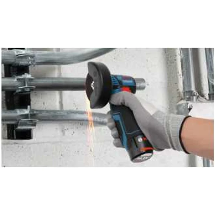 Bosch Professional 12V System Akku Winkelschleifer GWS 12V-76 (3 Trennscheiben, Scheibendurchmesser: 76 mm, ohne Akkus und Ladegerät, in L-BOXX) – Bild 6