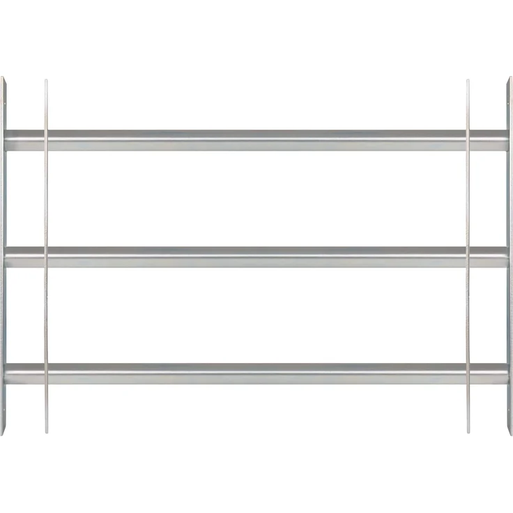 Alberts Fenstergitter Secorino Basic | Ausziehbar für Fenster außen | Einbruchschutz Gitter | galvanisch blau verzinkt | 450 x 700-1050 mm 
(563707) – Bild 7