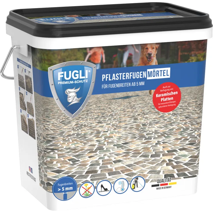 FUGLI Pflasterfugenmörtel 12,5 kg, Farbe basalt