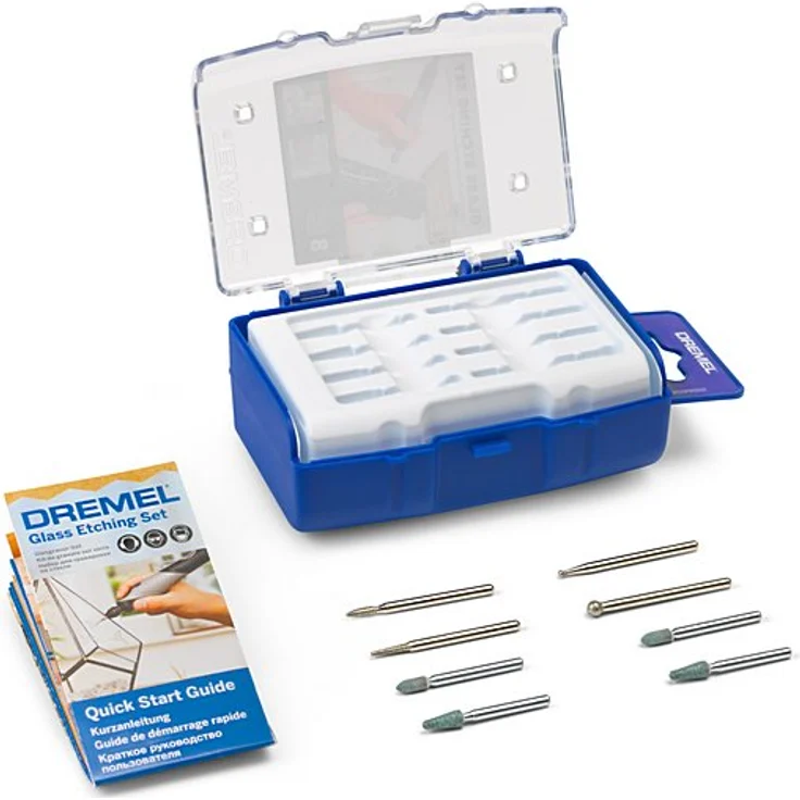 Dremel Glasgravur-Set 682, 8-teilig Glasbearbeitungs-Set Glas Metall – Bild 4