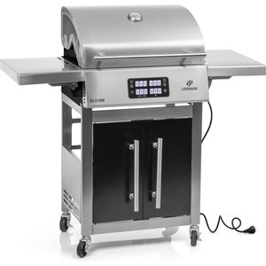 Bild für LANDMANN Elektro-Grillwagen EG-II-590 bis zu 300 °C mit 2 Fleisch- und Deckelthermometer