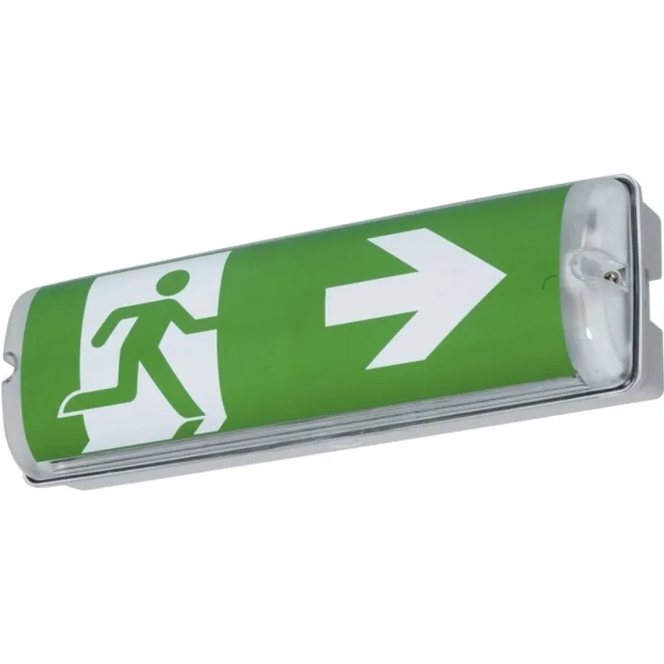 B-SAFETY BR564230 LED Fluchtweg-Notbeleuchtung Wandaufbaumontage Ausgang, Rettungsweg, rechts, links