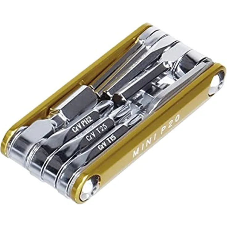 Topeak P20 Werkzeuge, Gold, Einheitsgröße