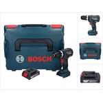 Bosch Professional GSB 18V-60 C Professional Akku Schlagbohrschrauber 18 V 60 Nm Brushless + 1x Akku 2,0 Ah + L-Boxx - ohne Ladegerät