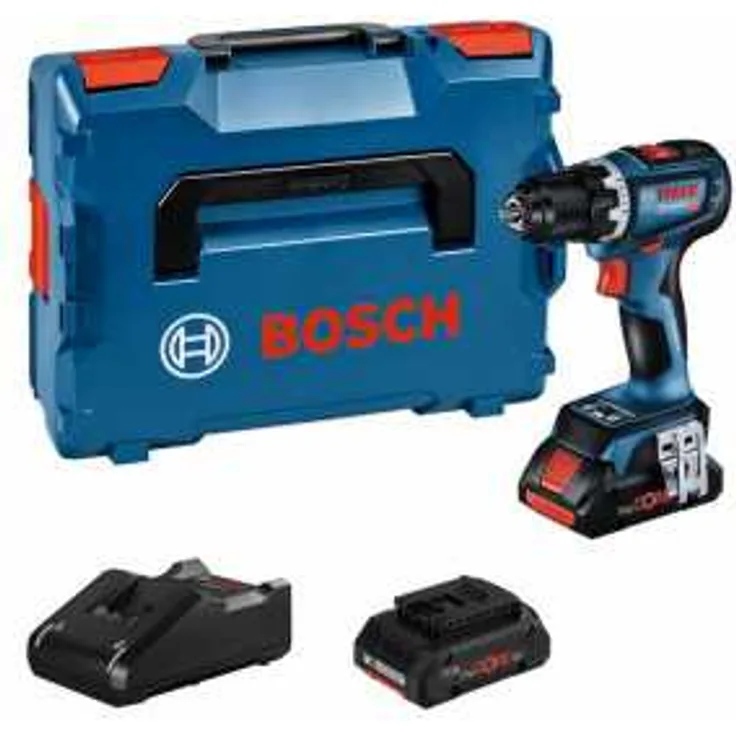 Bosch Professional Akku-Bohrschrauber GSR 18V-90 C, 2 ProCORE18V 4.0Ah, Ladegerät und BT Low-Energ. Mod.