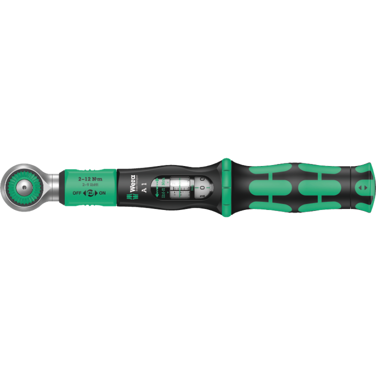 Wera Drehmomentschlüssel 1/4" Safe-Torque Set A1 & Set A2 2-12 Nm inkl. Tasche, Version: Safe-Torque A 1 Set – Bild 2