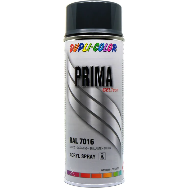 Dupli-Color Lackspray Prima 400ml, anthrazitgrau glänzend - RAL 7016