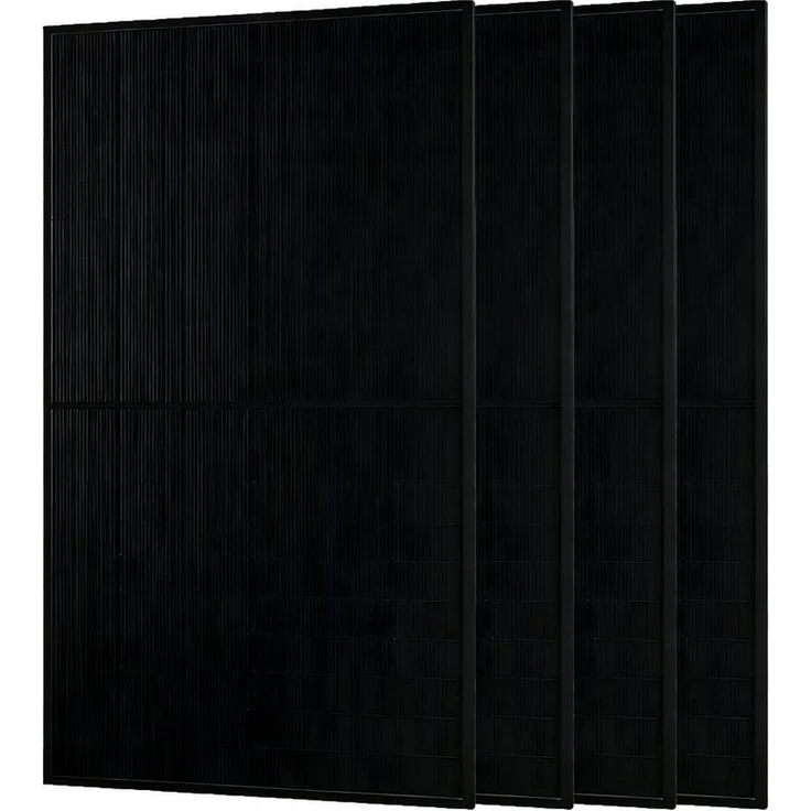 JA SOLAR JAM60D41 LB, 500W Bifaziales Glas-Glas Solarmodul, 22.6% Effizienz, voll schwarz, IP68