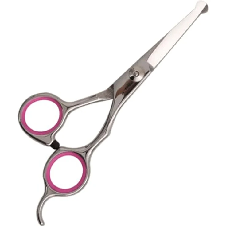 vidaXL Tierhaarentferner 5-tlg. Hundescheren-Set Edelstahl, Professionelles Pflegeset für behaarte Haustiere, Silbern/Rosa/Schwarz – Bild 4