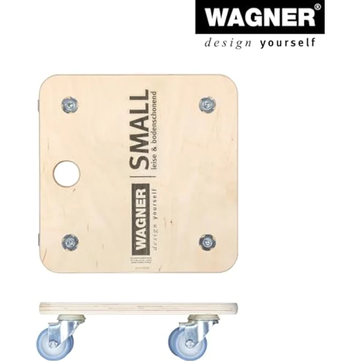Transportroller aus Multiplexplatte, quadratisch, VE 2 Stk, Räder mit - Wagner – Bild 8