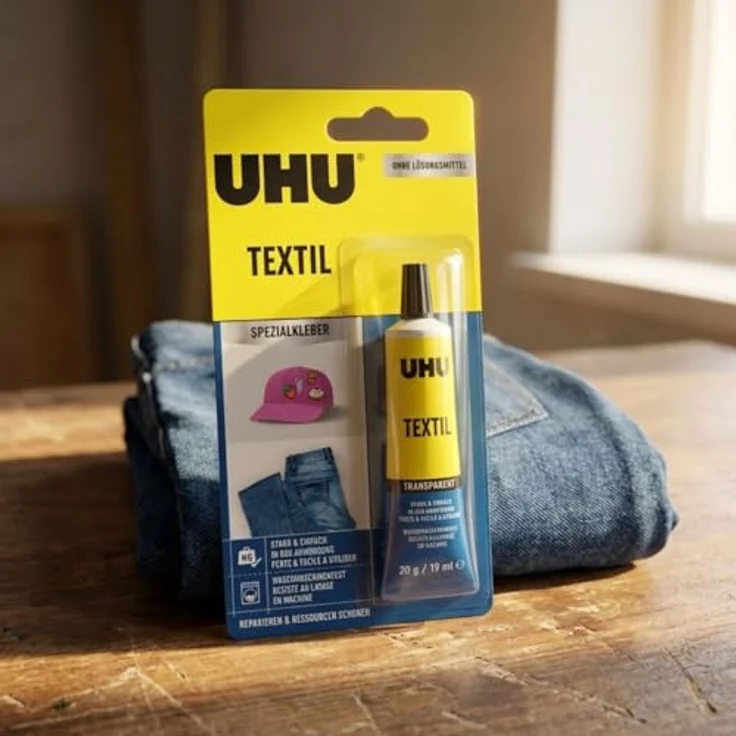 UHU 48665 Spezialkleber, Textilien, Tube mit 20 g – Bild 5