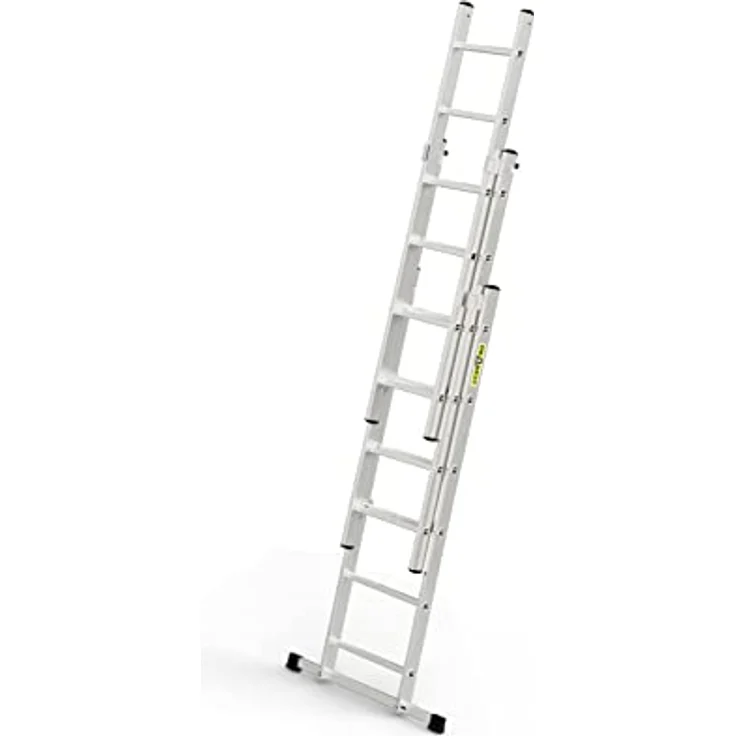 Drabest Aluminium Vielzweckleiter 3x6 Stufen Klappbare Leiter max 150kg – Bild 3