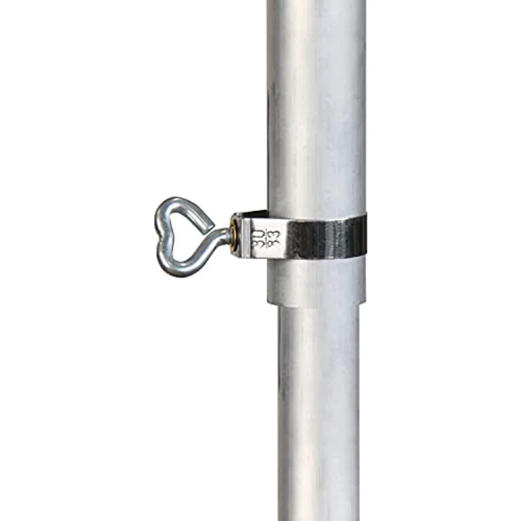 bellissa 90470 – Tomatendach RAPIDO – Höhenverstellbares Schutzdach für Tomaten – Aluminium – 119 x 115 x 130 bis 225 cm – Bild 5