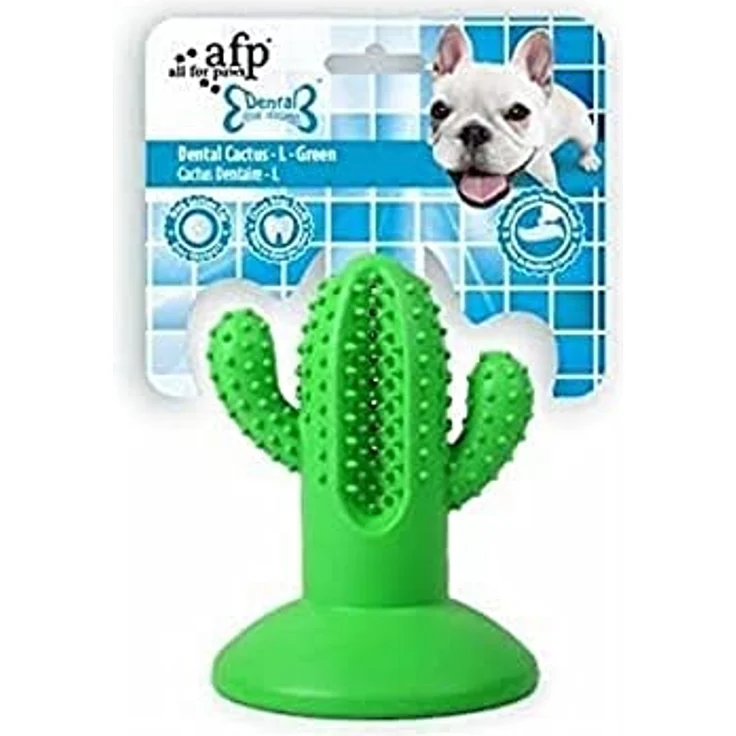 ALL FOR PAWS Kauspielzeug für Hunde, Kaktusform aus Gummi, Medium, Orange, 5,3 kg, Zahnhygiene und Kauspaß