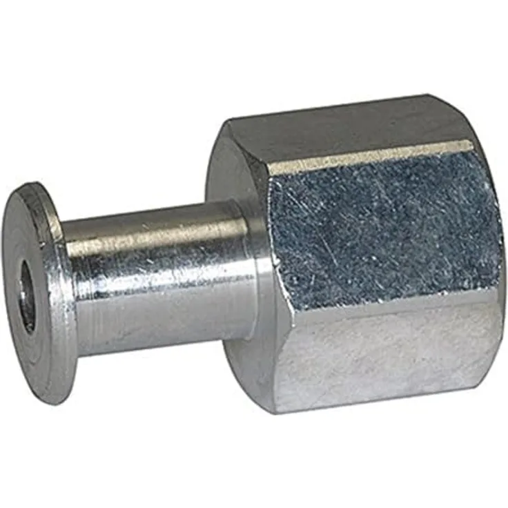 RIEGLER 108510-314.004 Anschlussnippel Balgsauger, rund für 1,5 und 2,5 Falten FGA M5, Ø 5 mm, 1 Stück