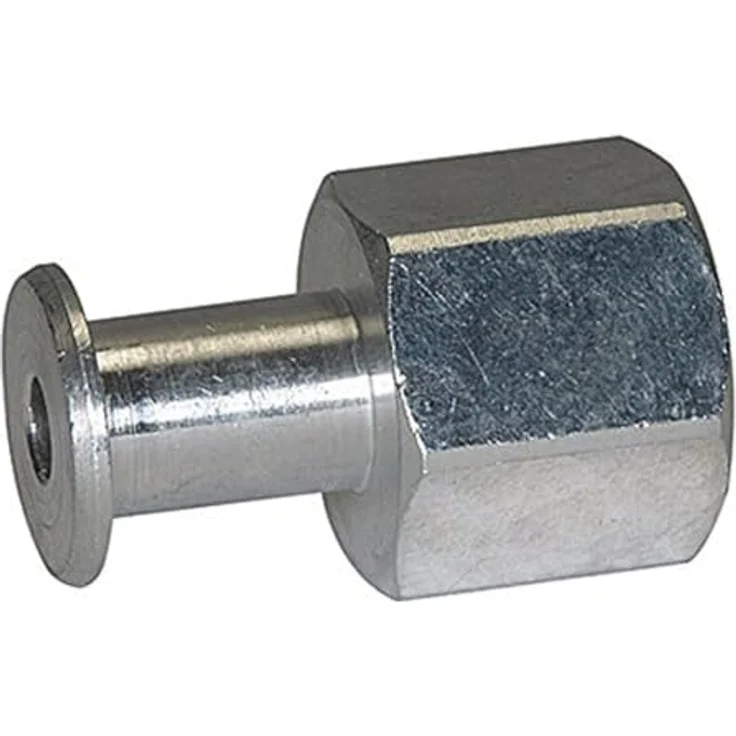 RIEGLER 108510-314.004 Anschlussnippel Balgsauger, rund für 1,5 und 2,5 Falten FGA M5, Ø 5 mm, 1 Stück