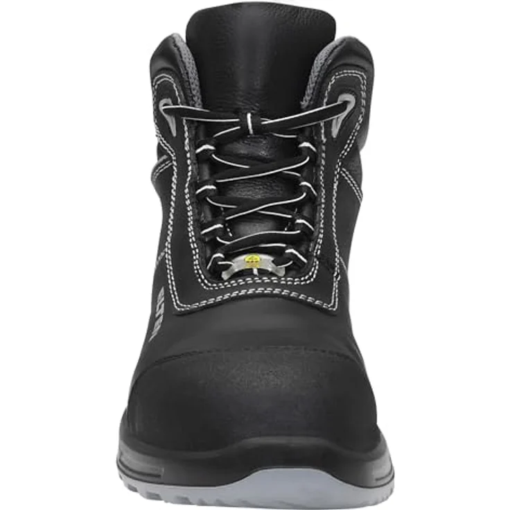 Elten REACTION XXT Mid ESD S3, Sicherheitshochschuhe aus strapazierfähigem Rindsleder, schwarz, Schuhgröße: 37 (UK 4.5) – Bild 4