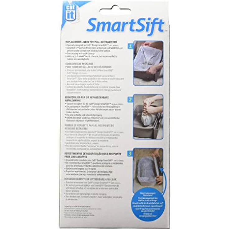 Catit Katzentoilette SmartSift, abbaubare Einlage für selbstreinigende Katzentoilette (ankfs-38345) – Bild 3