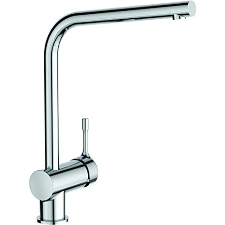 Ideal Standard Ceralook 1, Küchenarmatur Niederdruck, chrom, 360° schwenkbar mit Festauslauf