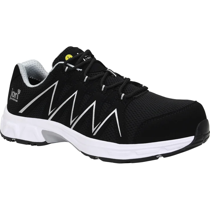 Jori jo_SPEEDY black-silver Low ESD S1P Sicherheitsschuh mit Atmungsaktivem Textilfutter und ESD Einlegesohle – Bild 1