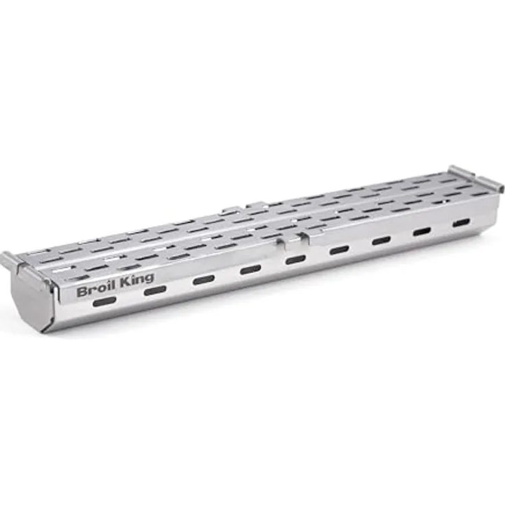 Broil King 60181 Pellet Smokerbox, Edelstahl Smoker für Gasgrills mit Flav-R-Wave Kompatibilität