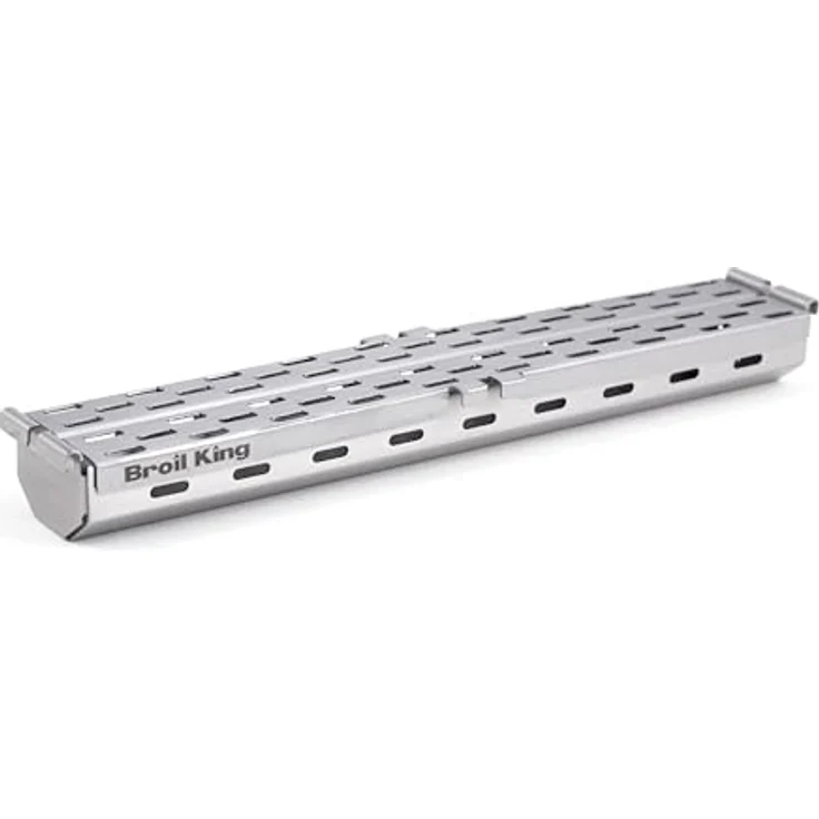 Broil King 60181 Pellet Smokerbox, Edelstahl Smoker für Gasgrills mit Flav-R-Wave Kompatibilität – Bild 1