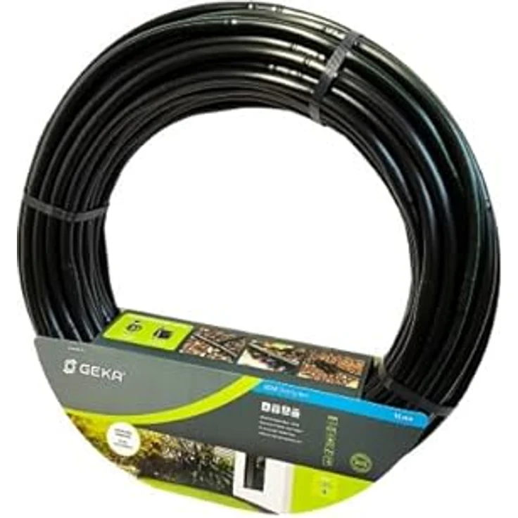 Geka Drip-Set Bewässerungssystem, 50 m Tropfrohr Ø 16 mm für Hecken und Beete, inklusive Zubehör – Bild 1