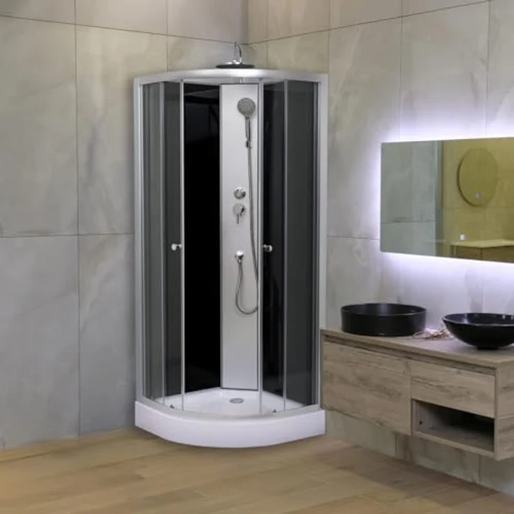Komplettdusche Fertigdusche Duschkabine Komplettkabine 90x90 Duschtempel NEU – Bild 8