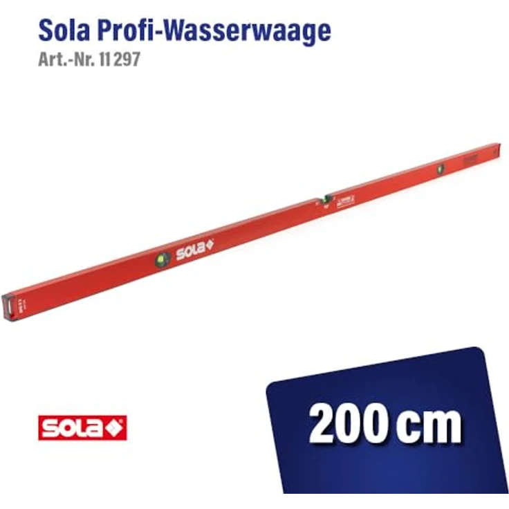 Sola Wasserwaage für den Profi 200 cm Art. Nr. 11297 – Bild 2