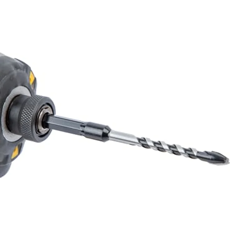 C.K Tools Vorteck HD Stein- und Fliesenbohrer 6mm x 105mm, Pfeilspitze aus Hartmetall, 1/4 Zoll Hex Quick Lock Schaft für Ziegel, Beton und Keramik – Bild 4