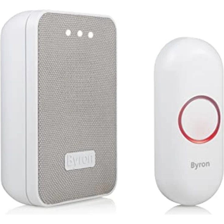 Byron DBY-22321 Funk-Türklingel-Set, 16 Melodien & bis zu 150 m Reichweite, bis zu 6 Klingeln anschließbar, 5 Stufen Lautstärke, Klingel und Klingeltaster mit Batterie – Bild 4