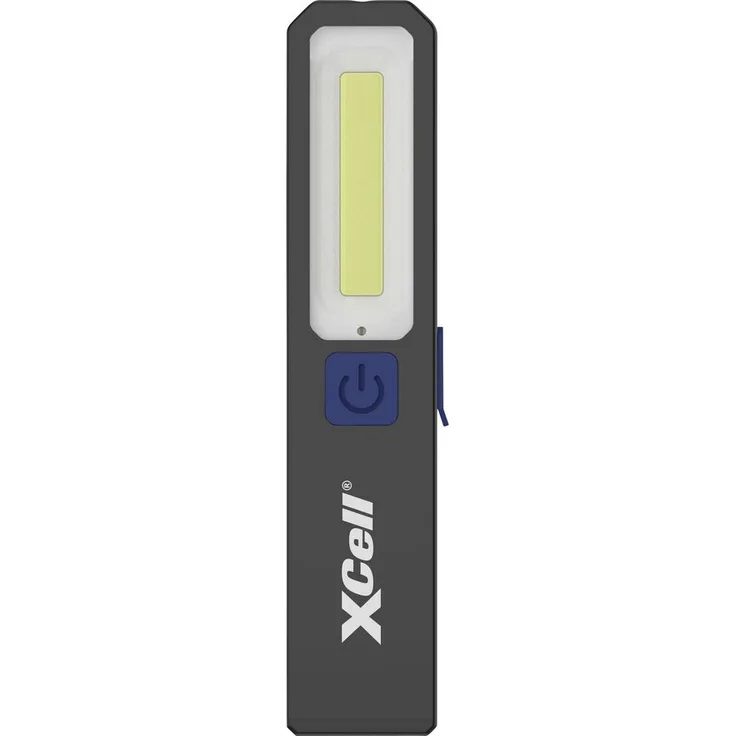 XCell 150005 Slim COB LED Arbeitsleuchte, akkubetrieben, 200 Lumen, magnetische Basis, rot/blinkend, leicht und tragbar