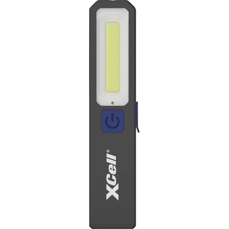 XCell 150005 Slim COB LED Arbeitsleuchte, akkubetrieben, 200 Lumen, magnetische Basis, rot/blinkend, leicht und tragbar