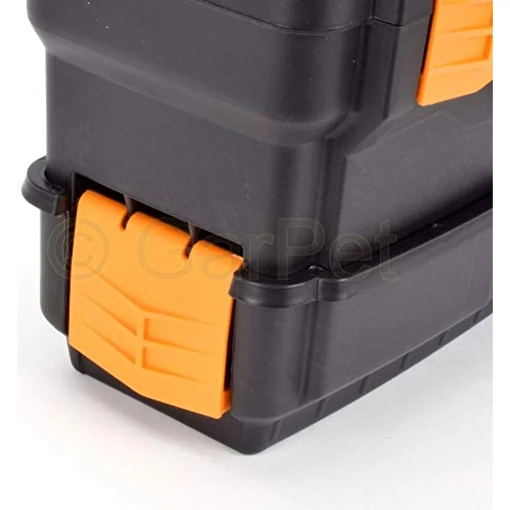 Werkzeugkoffer leer doppelt stapelbar Werkzeug Angel Box Kiste Kasten Toolbox 35 – Bild 2