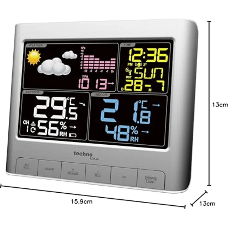 Technoline Wetterstation WS6449 silber – Bild 6
