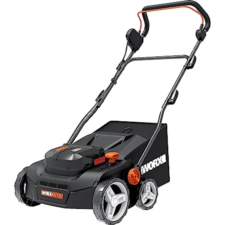 Worx Akku-Vertikutierer / Lüfter Nitro WG855E.9, 36 cm Arbeitsbreite, bis zu 400 m², 4 Stufen Höhenverstellung – Bild 2