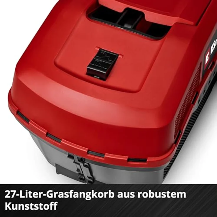 Einhell GE-CM 18/30-1 Li BL, Akku-Rasenmäher mit bürstenlosem Motor, 27-Liter-Grasfangkorb und klappbarem Führungsholm, geeignet für Flächen bis 175 m² – Bild 10