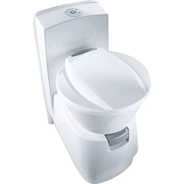 Dometic Kassettentoilette mit integriertem Bidet und Keramik-Inlay, Schmutzwassertank 19 L