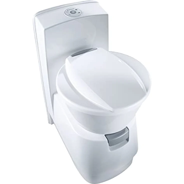 Dometic Kassettentoilette mit integriertem Bidet und Keramik-Inlay, Schmutzwassertank 19 L – Bild 1
