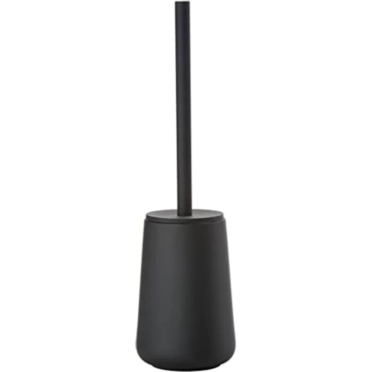 Zone Denmark Nova One Toilettenbürste, Klobürste aus Keramik, WC Bürste mit Bürstenhalter, Soft-Touch-Beschichtung, Durchm. 10,3 cm, Höhe 37 cm, Schwarz