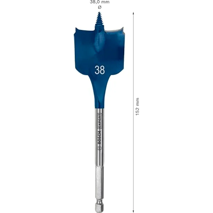 BOSCH EXPERT Self Cut Speed Flachfräsbohrer 38 x 152 mm, Hochgeschwindigkeitsbohrer für Holz mit automatischem Vorschub – Bild 3