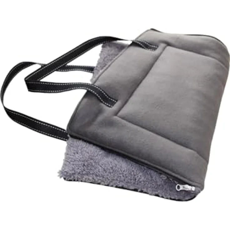 Nobby Decke/Tasche eckig SHANTA, grau, 60 x 40 cm – Bild 3