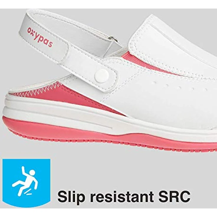 Oxypas IRIS Damen Clogs, rutschfest und antistatisch, schwarz – Bild 4