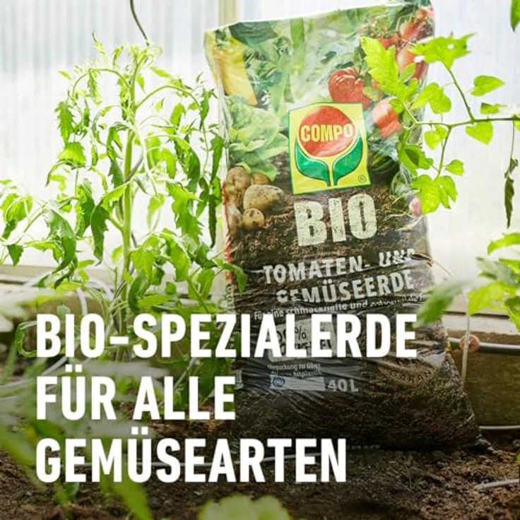 COMPO® BIO Tomaten- und Gemüseerde torffrei, 40 l – Bild 2