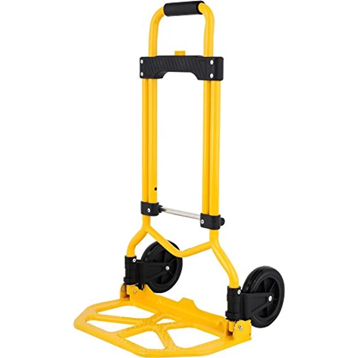 TRIZERATOP Klappbare Sackkarre bis 70kg, Transportkarre, Stahlkonstruktion, Abriebfeste Räder – Bild 2