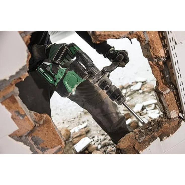 Hikoki Akku-Meißelhammer H3641DA (SDS-max), Brushless Hochleistungsmotor mit Antivibrationssystem, inkl. Transportkoffer – Bild 4