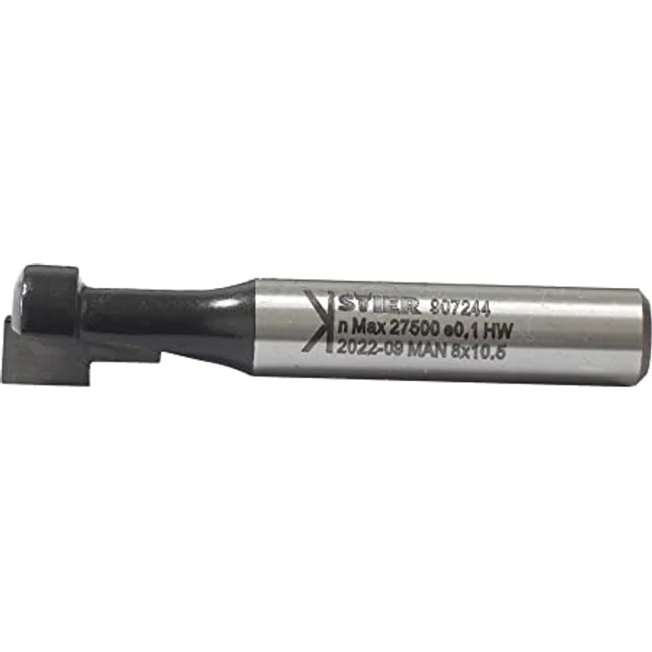 STIER T-Nutfräser M6, 10,5 x 6,6 x 8 mm, für Oberfräsen und Nutensteine, leistungsstark und langlebig – Bild 1