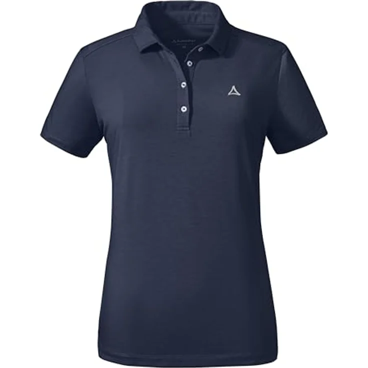 Schöffel Funktionspolo Circ Tauron, Damen Shirt, schnell trocknend, federleicht, blau, Größe 42 – Bild 1